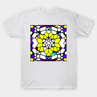 Colorful flower Abstract Patten design  - Classic Vintage Summer T-Shirt